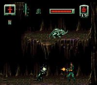 une photo d'Ã©cran de Stargate sur Nintendo Super Nes